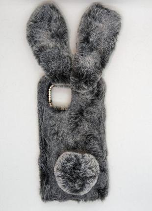 Чехол кролик плюшевый с ушками для xiaomi redmi a1 / redmi a2 / grey7 фото
