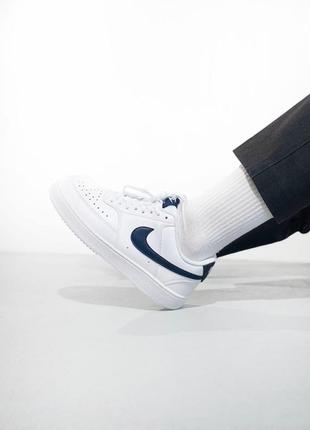 Найк корт вежен лов nike court vision low white4 фото