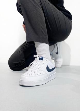 Найк корт вежен лов nike court vision low white3 фото