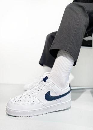 Найк корт вежен лов nike court vision low white2 фото