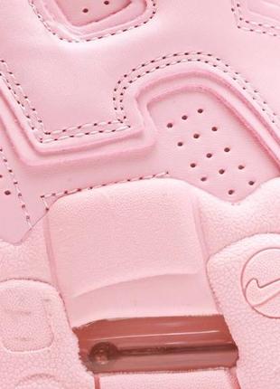 Женские кроссовки nike uptempo pink 2024 / найк аптемпо розовые высокие демисезонные весенние, летние, осенние новинки обувь 20243 фото