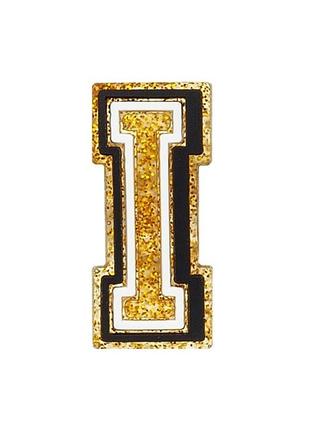 Джибитсы для кроксов 5759 «буква i» 1 шт. золотистая