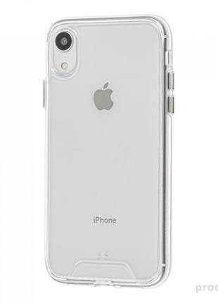 Ударопрочный прозрачный чехол space apple iphone xr