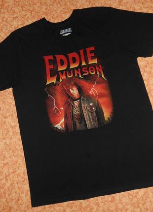 Футболка eddie munson/едді мансон/stranger things/дивні дива/мерч