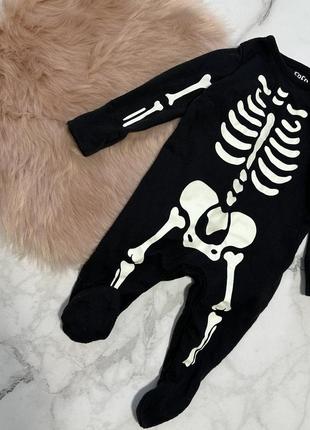 Тематический человечек f&f, человечек скелет, человечек с царапками