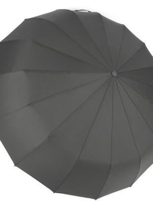 Стильный мужской большой зонт автомат от toprain на 16 спиц, антишторм9 фото