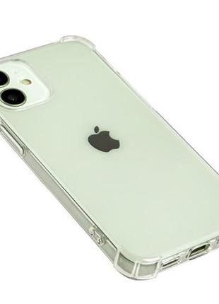 Чохол для iphone 12 mini wxd ударостійкий прозорий силіконовий