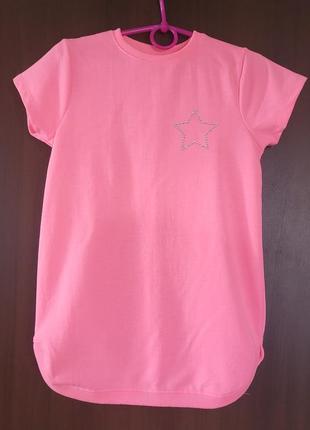 Платье-туника, футболка, до 128 рост.