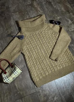 Massimo dutti вязаный свитер с высоким горлом1 фото