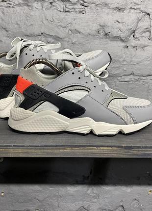 Nike huarache “grey fog&amp;team orange”