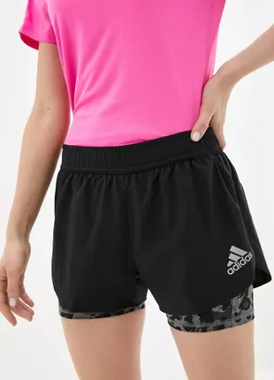 Шорты 2в1 adidas primeblue graphic (l)