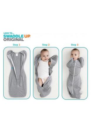 Евролепешка, кокон для новорожденных love to dream swaddle up