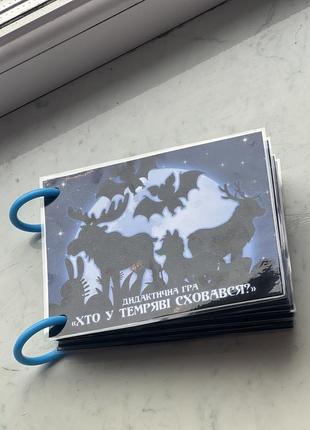 Гра на липучках «хто у темряві сховався»