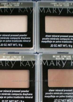 Компактная минеральная пудра мери кей mary kay3 фото