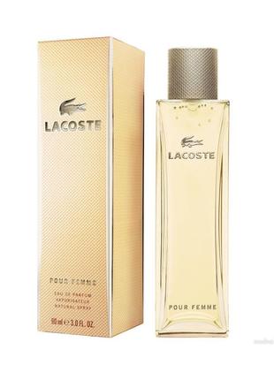 Женская парфюмированная вода lacoste pour femme 90 мл1 фото