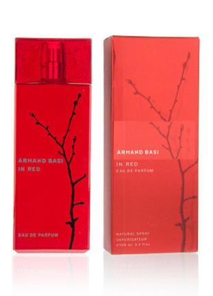 Женская парфюмированная вода armand basi in red eau de parfum 100 мл