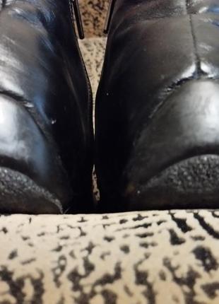 Ботинки весенние из натуральной кожи стелька 24 см.3 фото