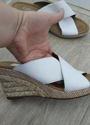 Шлёпанцы gabor р.40 кожа
