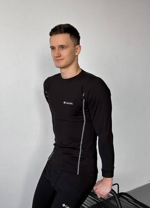 Термобелье мужское на флисе комплект теплое зимнее термо белье лыжная одежда штаны кофта набор5 фото
