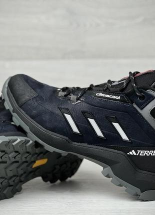 Зимние кожаные ботинки, кроссовки термо, adidas clima gore-tex denim9 фото