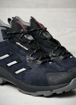 Зимние кожаные ботинки, кроссовки термо, adidas clima gore-tex denim10 фото