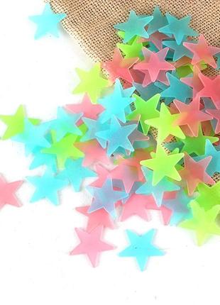 Зірки люмінесцентні декоративні
