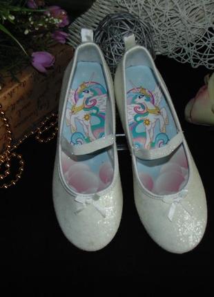 Изысканные нарядные балетки h&m