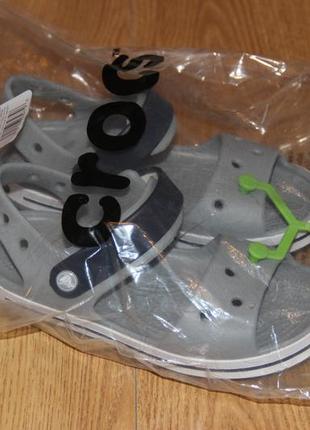 Детские босоножки сандалии crocs crocband кроксы с13, j1, j2, j3 оригинал3 фото