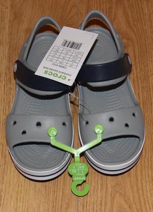 Детские босоножки сандалии crocs crocband кроксы с13, j1, j2, j3 оригинал9 фото