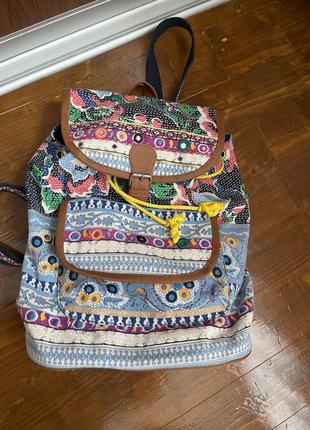 Текстильный рюкзак бонприкс