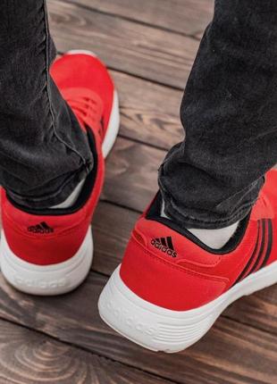 Кросівки adidas run red літні кроси адідас в сіточку5 фото