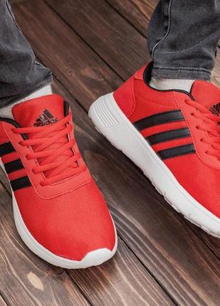 Кросівки adidas run red літні кроси адідас в сіточку3 фото