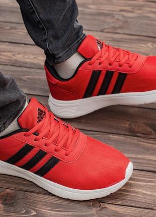 Кросівки adidas run red літні кроси адідас в сіточку4 фото