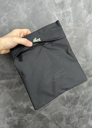 Чоловіча сумка на через плече lacoste лакоста барсетка