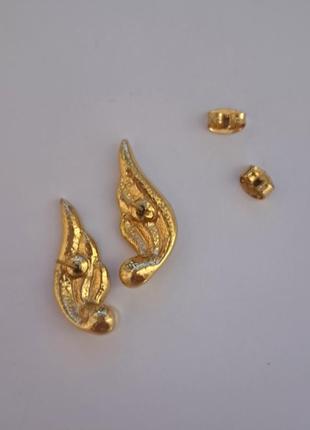 Сережки пусети2 фото