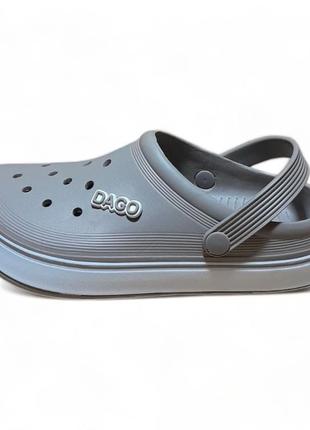 Кроксы женские dago style светло-бежевые