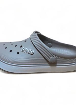 Кроксы женские dago style светло-бежевые