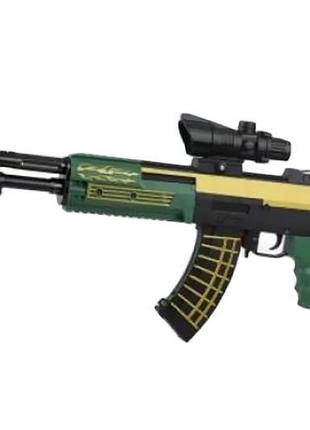 Автомат дитячий ак-47 калашнікова на кульках 862-2 з прицілом у пакеті