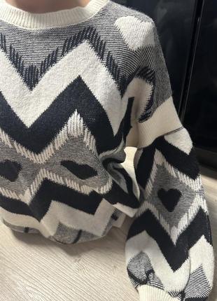 Шерстяной обьемный свитер4 фото
