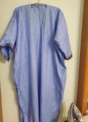 Платье сарафан летнее ручная вышивка оверсайс4 фото