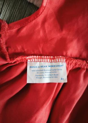 Одяг для маленького собаки червоне плаття4 фото