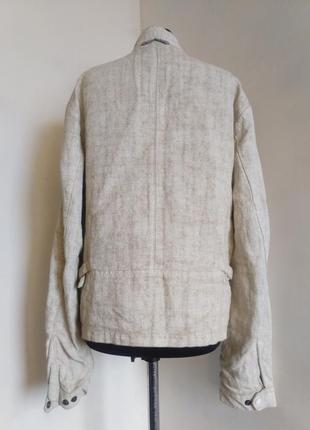 Снижка дня!!дизайнерский мужской льняной бомбер от herrlicher, hilfiger, m/l