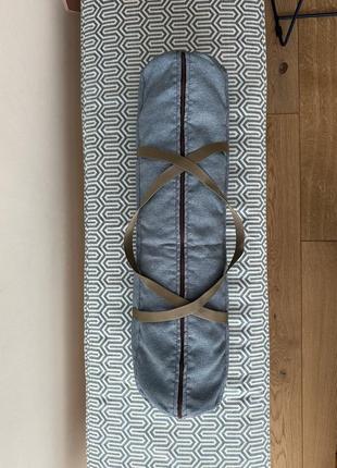 Сумка для йога-килимка світло-блакитного кольору5 фото