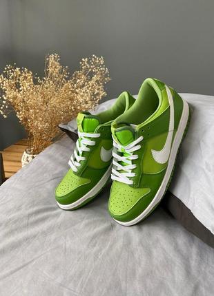 Кроссовки nike dunk low chlorophyll8 фото