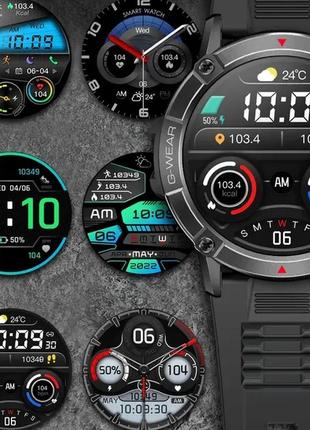 Смарт-годинник modfit expedition compass black, круглі, захист від води та пилу, amoled дисплей, device clock5 фото