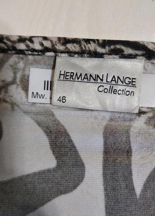 Стильна блуза блузка принт , hermann lange4 фото