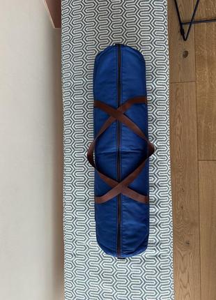 Сумка для йога-килимка синього кольору3 фото