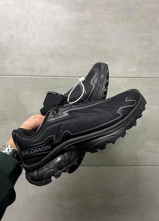 Стильные мужские кроссовки salomon xt slate black чёрные2 фото