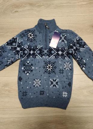 Новий, дуууже теплий новорічно-різдвяний светр