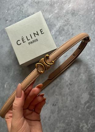 Женский кожаный качественный ремень в стиле celine селин